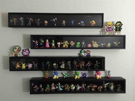 Inspiring Display Shelf Ideas To Spruce Up The Walls25 Amiibo