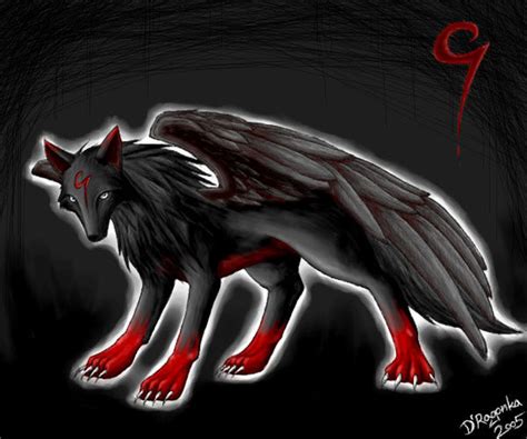 Evil Wolf With Wings Picture By Coolbrady34 Drawingnow