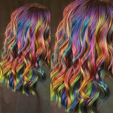 102 Best Oil Slick Hair Images On Pinterest Colourful
