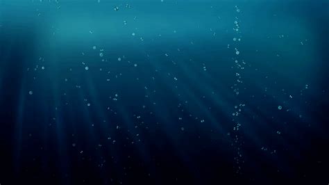 Dark Under Water Ocean Bubbles Loop Animation 4k Resolution Ultra Hd