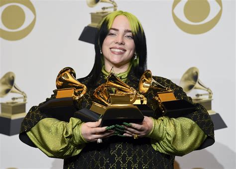 Billie eilish was born on december 18, 2001 in los angeles, california, usa as billie eilish pirate baird o'connell. Billie Eilish, a voice of the youth, tops the Grammy Awards