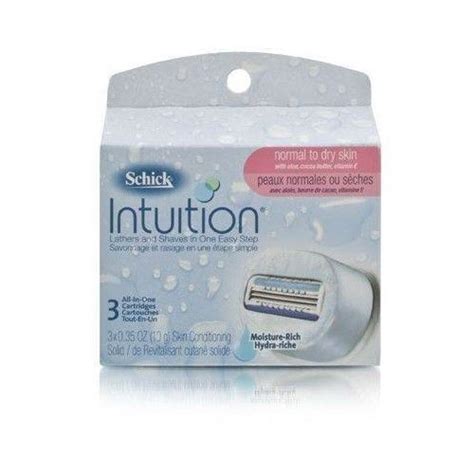 Find many great new & used options and get the best deals for schick intuition plus intense moisture cartridges x 3 at the best online prices at ebay! Schick Intuition, Normal to Dry Skin, Refill Cartridges, 3 ...