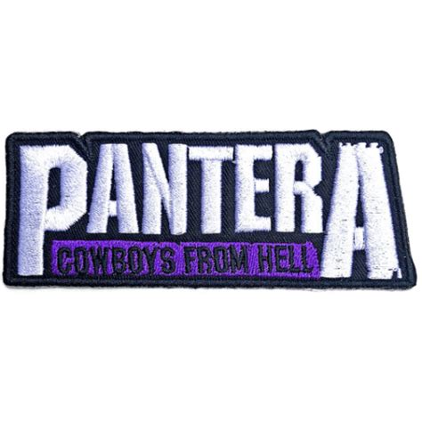 Pantera Patch “cowboys From Hell” Steamretro