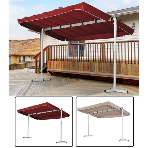Free Standing Sun Shade Green Outsunny 300 X 300cm 2 Side Free