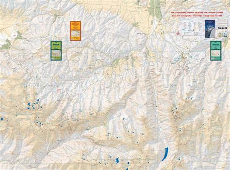 Rila Map Vada Hut Wall Map For Outdoor Use Map Scale 1 25000