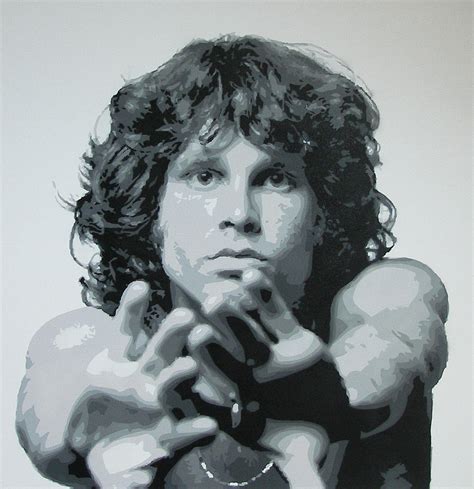 Jim Morrison The Doors Painting By Rotten Punk Fine Art America