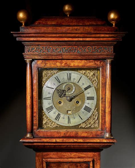 17th Century William And Mary Eight Day Burr Walnut Longcase Clock