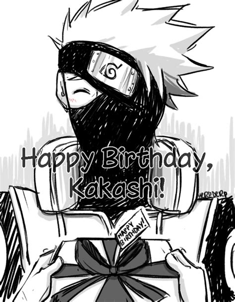 Happy Birthday Kakashi By Dumplingzowo On Deviantart