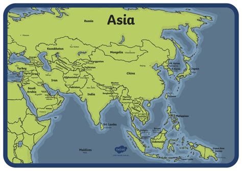 Geography Of Asias Continent Answered Twinkl