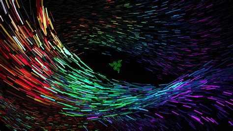 Razer Wallpaper 4k Swarm Multicolor Particles