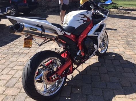 You can put it back together or use it as a parts bike. 07 Yamaha R1 custom, white/red/black, good condition
