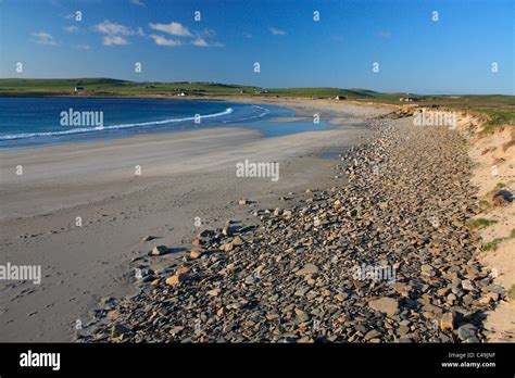 Orkney Skaill Beach Stock Photo Alamy