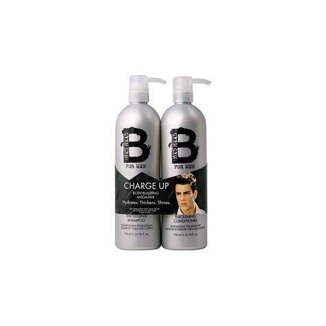 Tigi B For Men Tween Charge Up Thickening Shampoo And Conditioner Duo