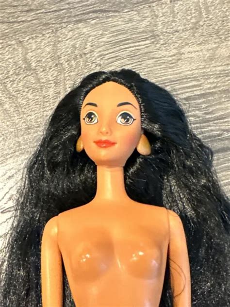 NUDE BARBIE VINTAGE 1992 Disney Princess Jasmine Aladdin Doll For Ooak