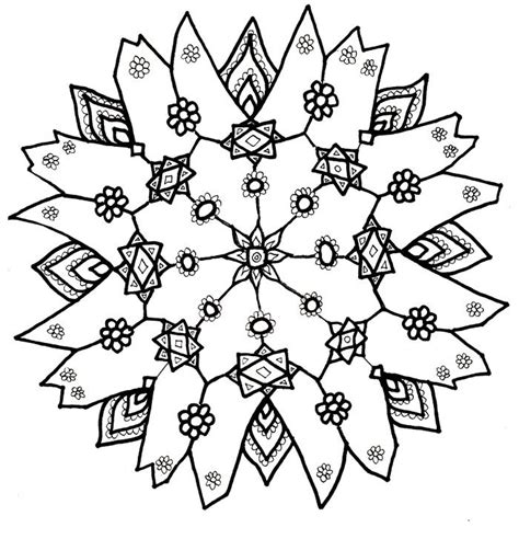 Christmas Coloring Snowflakes Snowflake Color Sheet. I Have