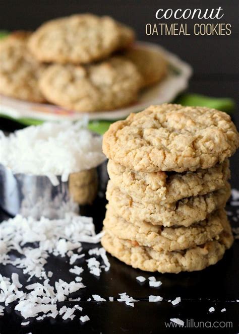 Easy Oatmeal Coconut Cookies Recipe Video Lil Luna Recipe