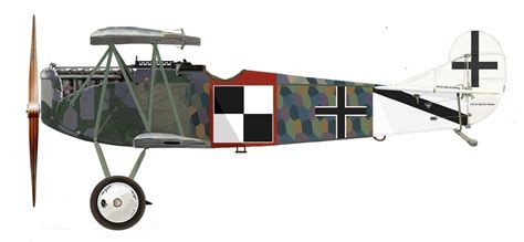 the personal marking on this oaw fokker d vii derives from the prussian air observer s badge