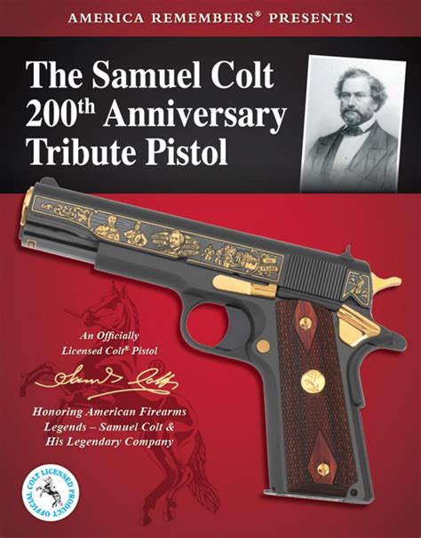 samuel colt 200th anniversary tribute pistol america remembers