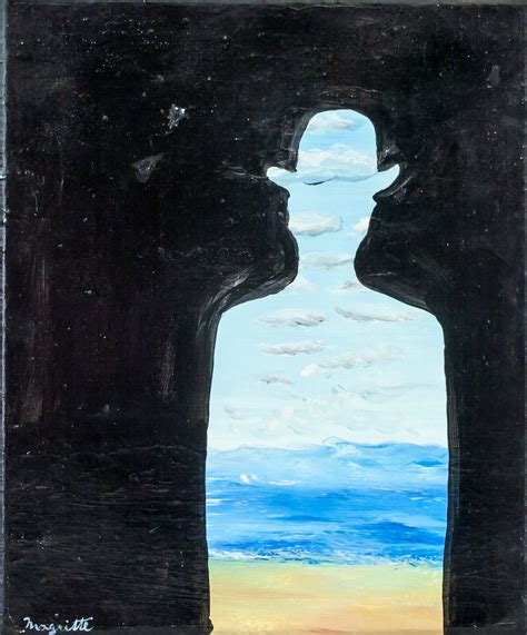 Rene Magritte Belgian Surrealist Oil On Canvas For Auction At On June