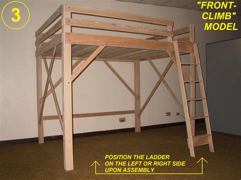 Loft Bed Twin Full Queen King And Extra Long Loft Beds Bunk Bed Loft