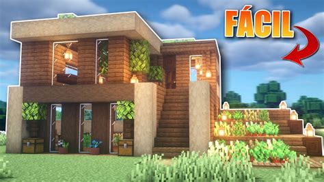 Minecraft Casa Perfecta Para Survival Tutorial Casa Moderna De