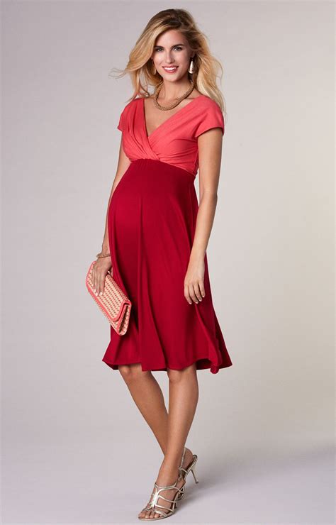 Milanoo.com supplies various stylish cheap maternity wedding dresses online. Alessandra Maternity Dress Short Coral Red - Maternity ...