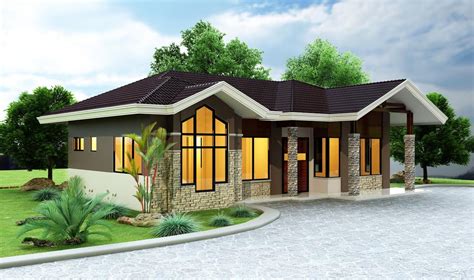Bohol Inspired Bungalow House In Philippines Design By Idon Biệt Thự