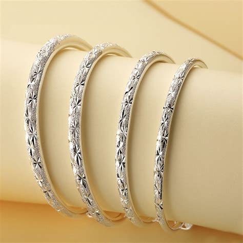 Hsiung Silversmith Female S999 Fine Star Bracelet Of Fashionable