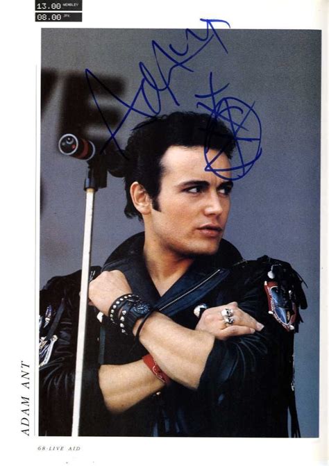 Pin By Jennifer Waters On Adam Ant Signed Photos Adam Ant Ants Ant