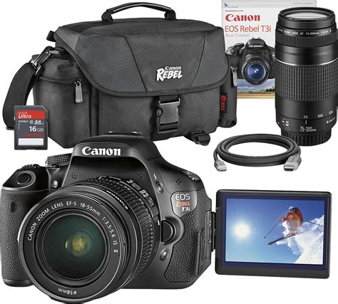 Best Buy Canon Rebel T3i Dslr Camera With Ef S 18 55mm F35 56 Is