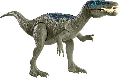 Jurassic World Hbx37 Roar Attack Baryonyx Chaos Camp Cretaceous Dinosaur Figure With Movable