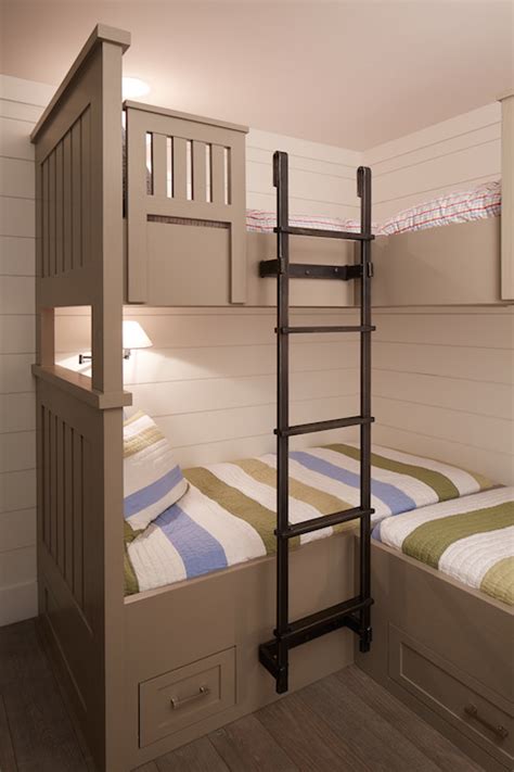 Bunk Bed Ladder - Cottage - boy's room - Artistic Designs for Living