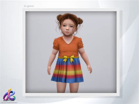 The Sims Resource Toddler Dress 202