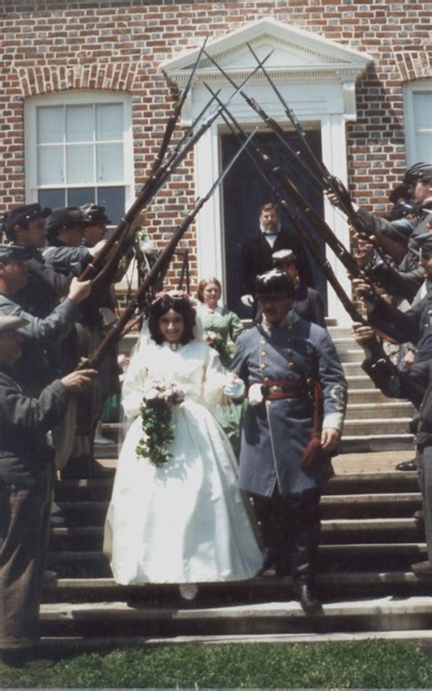 Tony And I At Belair Civil War Wedding 1996 Renewing Of Our Vows
