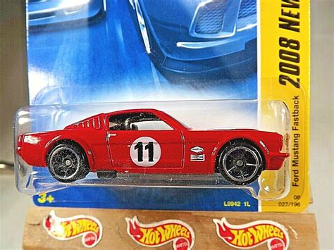 2008 Hot Wheels 27 New Models 27 40 FORD MUSTANG FASTBACK Red Variant