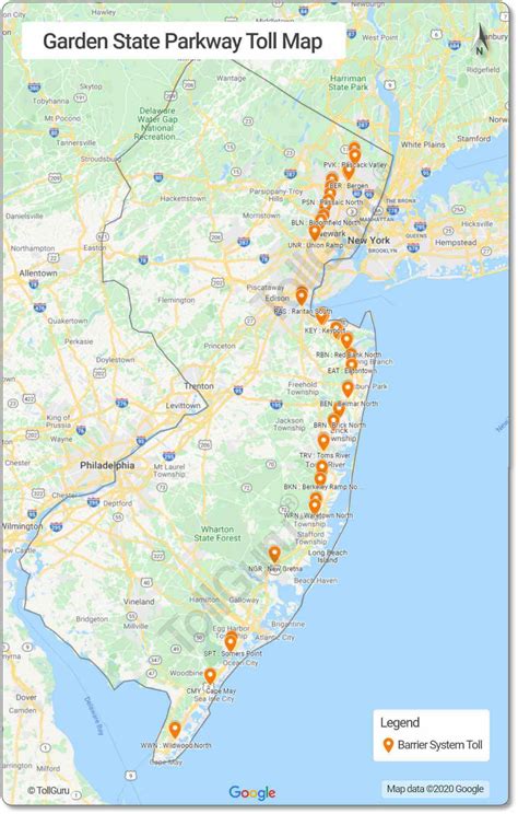 New Jersey Toll Roads Bridges Tunnels Turnpikes And E Zpass Nj