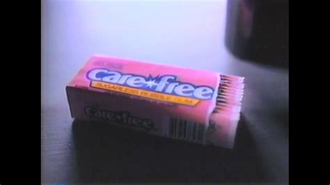 Carefree Sugarless Bubble Gum Ad From 1990 Youtube