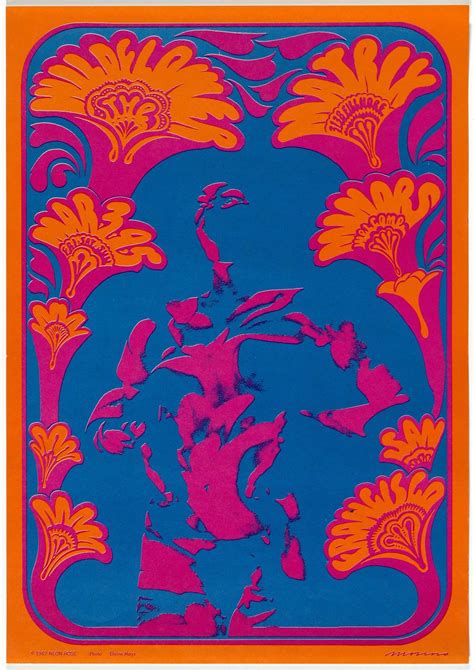 Victor Moscoso The Wildflower 1967 Moma Rock Poster Art Psychedelic Poster Psychedelic Art