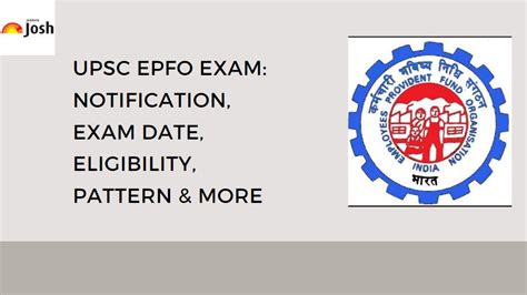 Upsc Epfo Exam Date Hall Ticket Vacancy Eligibility Pattern Jagran Josh