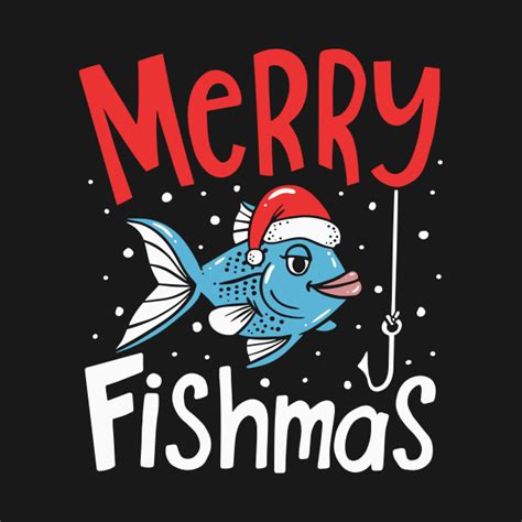 Merry Fishmas Fishing Christmas Fisherman Xmas T Christmas Kids