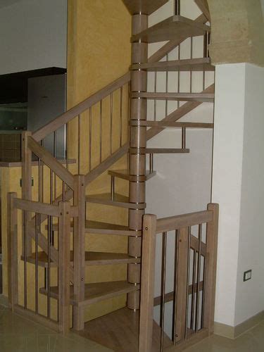 Square Spiral Staircase Saturno Inox Plus Ci Erre Scale Wooden