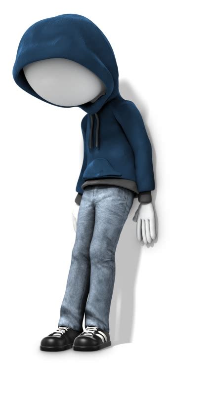Youth Depressed Against Wall Great Powerpoint Clipart For