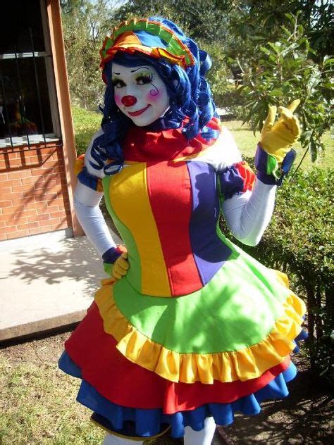 Pretty Clown Halloween Clown Costume Women Clown Makeup Circus Costume