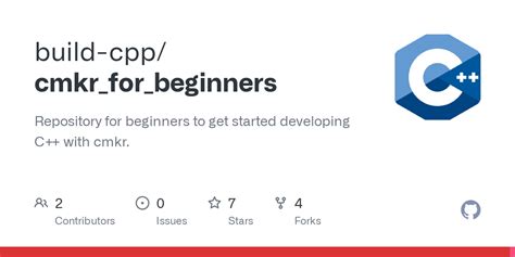Github Build Cppcmkrforbeginners Repository For Beginners To Get