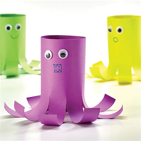 Diy Octopus Kids Crafts Astrobrights
