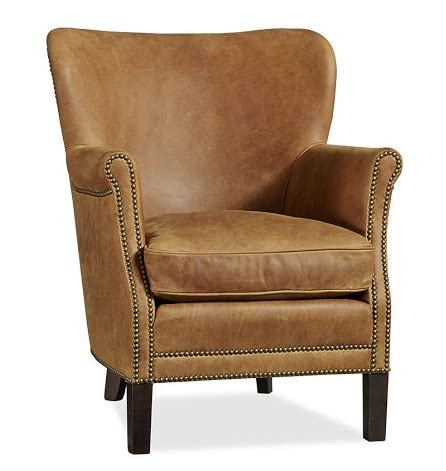 Pottery barn began in 1949 as a single store in lower manhattan, and is founded on the idea that home furnishings should be exceptional in comfort, style and quality. Pottery Barn leather club chair | Leather wingback chair ...