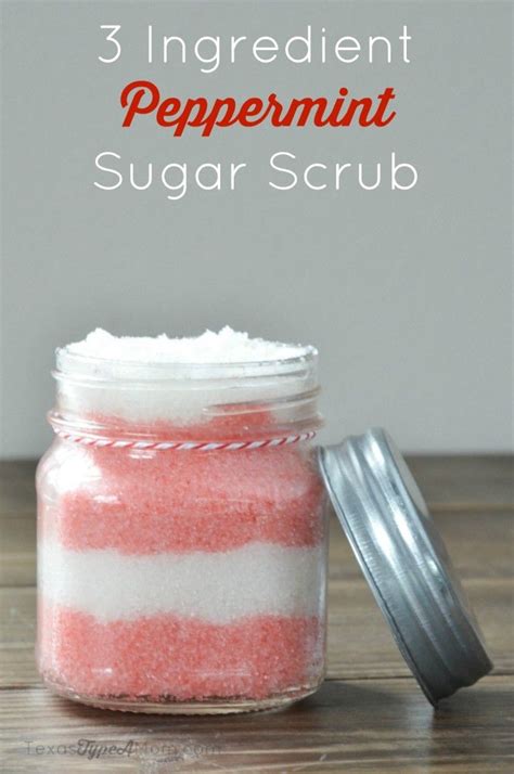 This 3 Ingredient Peppermint Sugar Scrub Recipe Is An Easy T You Can Give To Yourself Or To