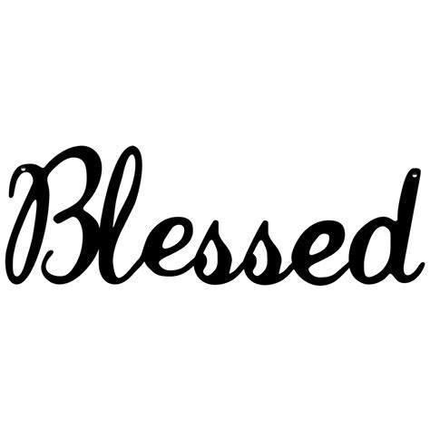 Metal Blessed Sign Ajd Designs Homestore