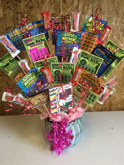 Check spelling or type a new query. Lottery ticket gift basket I made for my mom's 64th ...