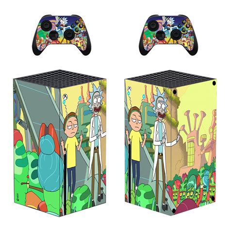 Rick And Morty Skin Sticker For Xbox Series X And Controllers